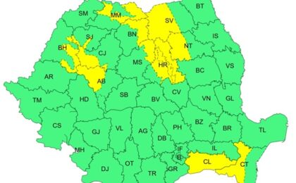 Furtuni puternice și vijelii în aproape toată țara. E anunțată și grindină. ANM a emis acum două alerte meteo 30 Furtuni puternice și vijelii în aproape toată țara. E anunțată și grindină. ANM a emis acum două alerte meteo