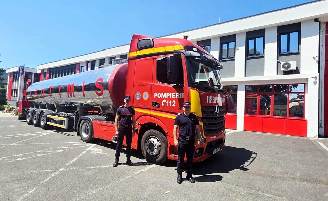 Pompieri timișeni vor interveni pentru stingerea incendiilor de vegetație din Franța