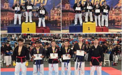 Sportivii de la CSC Moșnița și CSC Ghiroda și Giarmata Vii au obţinut rezultate remarcabile la Cupa Europeană de Kempo