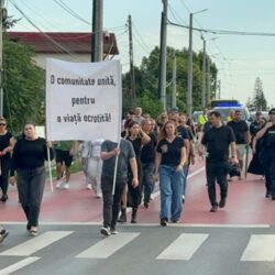 Dumbrăvița și Timișoara au ieșit în stradă pentru Matias și Dragoș. „Marșul Vieții”, revolta tăcută a comunității împotriva străzilor fără trotuare și a primarilor care nu și-au onorat promisiunile. Foto și video 10 marsI