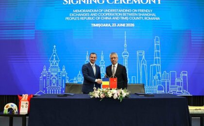 Timișul deschide colaborarea cu Shanghai: parteneriat pentru investiții, educație și inovare 1 Timișul deschide colaborarea cu Shanghai: parteneriat pentru investiții, educație și inovare