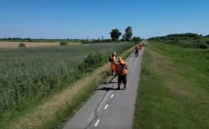 pista de biciclete