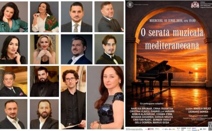 Serată muzicală mediteraneană la Opera timişoreană 1 Serată muzicală mediteraneană la Opera timişoreană