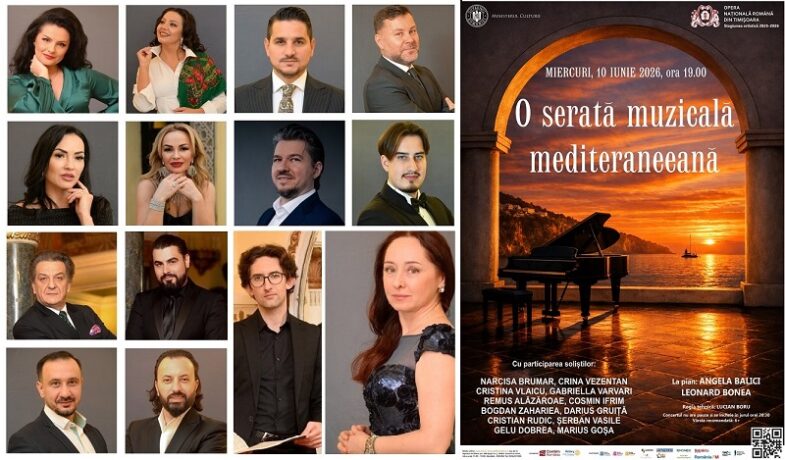 Serată muzicală mediteraneană la Opera timişoreană 1 Serată muzicală mediteraneană la Opera timişoreană