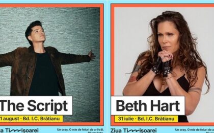 Timișoara își sărbătorește ziua cu 203 evenimente. Beth Hart, The Script și Marija Šerifović, capetele de afiș ale unei ediții întinse în tot orașul 7 Timișoara își sărbătorește ziua cu 203 evenimente. Beth Hart, The Script și Marija Šerifović, capetele de afiș ale unei ediții întinse în tot orașul