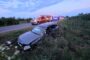Accident extrem de grav între un autoturism și un autotren, în Timiș