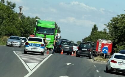 Accident pe Calea Torontalului din Timişoara. Greşeala făcută de un şofer