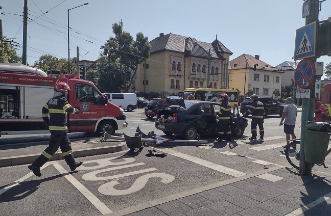 Accident grav în Timişoara (foto) 1 Accident extrem de grav în Timişoara (foto)