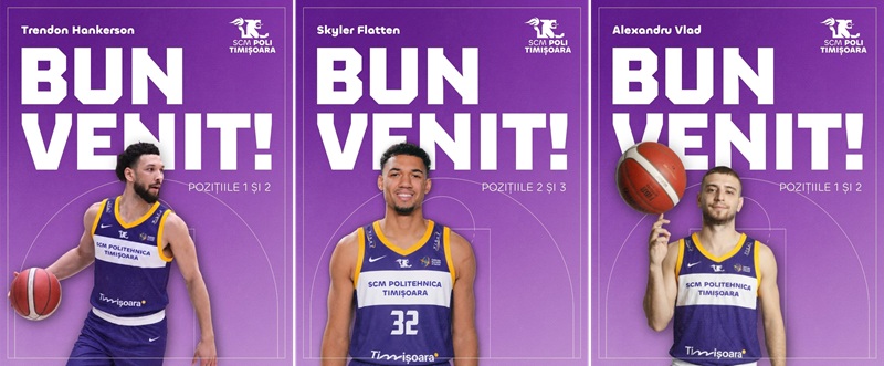 Alte trei transferuri sub panou la SCM Politehnica Timișoara