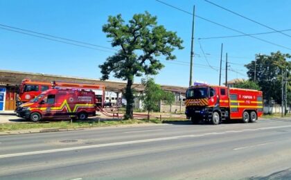 Incendiu la un tren în Gara de Nord din Timișoara