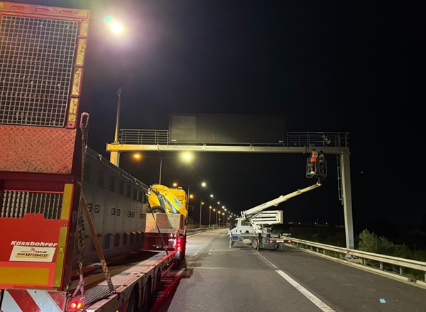 Restricții de circulație pe timp de noapte pe A1, în județul Hunedoara
