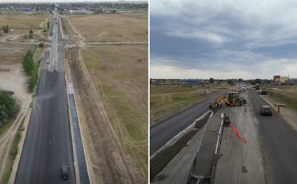 Lucrările la DJ692 avansează rapid. Simonis: Constructorul promite finalizarea înainte de termen