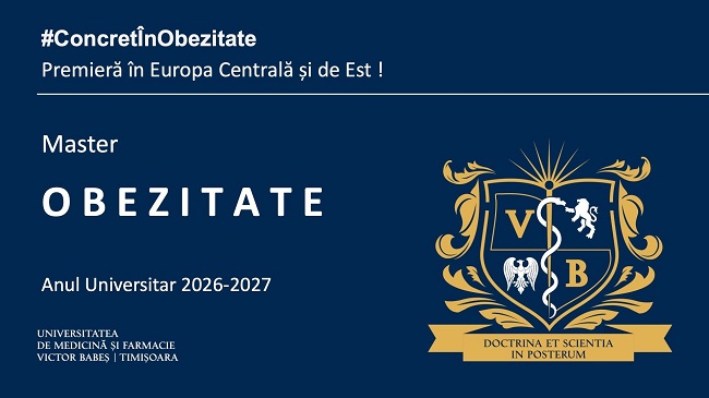 Obezitatea, scoasă din zona tratamentului fragmentar. UMF „Victor Babeș” Timișoara lansează un master dedicat managementului integrat al bolii 2 timar 2