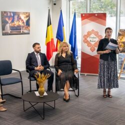 Vernisajul expoziției „Județul Timiș. Timișoara – tradiție, inovație și oportunități”, la Bruxelles 2 vernisaj1