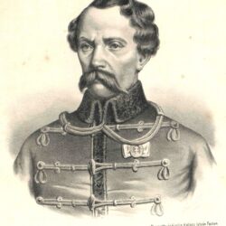 Károly Vécsey, portret de Elek Szamossy, 1849. Sursa: Bildarchiv Austria/Wikimedia Commons, domeniu public
