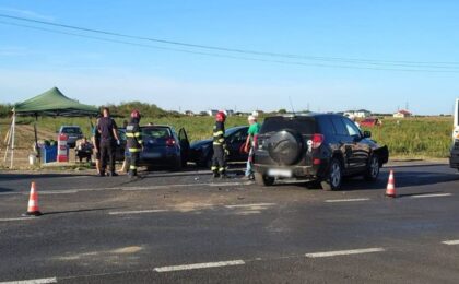 Accident cu mai multe mașini și victime, în apropiere de Timișoara. Ce au stabilit polițiștii