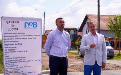 Ordin dat pentru începerea lucrărilor de asfaltare a străzilor din Gătaia