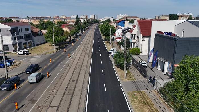 Se închide circulaţia pe Bulevardul Liviu Rebreanu din Timişoara