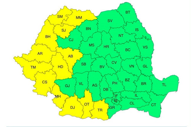 Temperaturi deosebit de ridicate, caniculă și disconfort termic în Banat. ANM a emis cod galben 2 cod galben