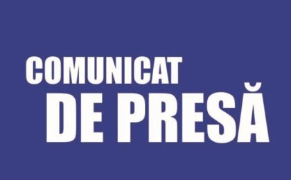 Comunicat de presă finalizare proiect | „PNRR: Fonduri pentru România modernă și reformată!”