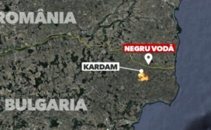 O dronă care a pătruns în spațiul aerian al Bulgariei dinspre România a explodat la 100 de metri de graniță