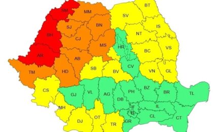 Codul roșu de caniculă a fost prelungit. Și alte județe sunt acum sub avertizare meteo