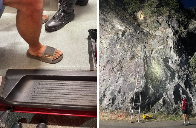 Inconştienţă, teribilism, nepăsare... Un tânăr care voia să escaladeze în şlapi Munţii Banatului le-a dat mari bătăi de cap salvamontiştilor 1 Inconştienţă, teribilism, nepăsare... Un tânăr care voia să escaladeze în şlapi Munţii Banatului le-a dat mari bătăi de cap salvamontiştilor