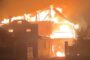 Casă distrusă de un incendiu teribil, în vestul țării (video)