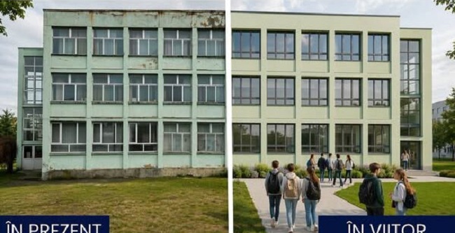 Liceu în modernizare radicală, în mare parte cu fonduri europene 1 Liceu în modernizare radicală, în mare parte cu fonduri europene