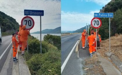 Limită de viteză de 70 km/h pe DN 6, între Porțile de Fier I și Orșova