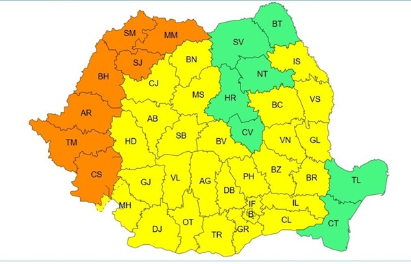 Zi deosebit de caldă, temperaturile pot ajunge până la 39 de grade. Cod portocaliu în Timiș 1 Zi deosebit de caldă, temperaturile pot ajunge până la 39 de grade. Cod portocaliu în Timiș