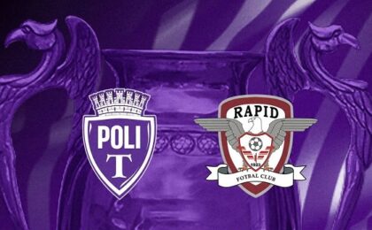 Meciul Poli Timişoara - Rapid Bucureşti se joacă la Sibiu
