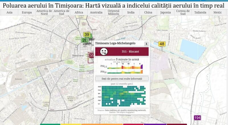 Comunicat important pentru populaţie, de la DSP Timiş, legat de fumul înecăcios care a acoperit Timişoara şi împrejurimile