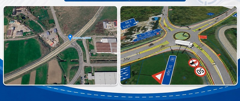 Un nou sens giratoriu pe DN 6, în Timiş 1 Un nou sens giratoriu pe DN 6, în Timiş