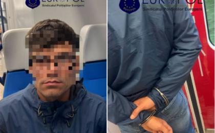 Suspect de tentativă de omor, încătușat într-un tren care circula spre Timișoara