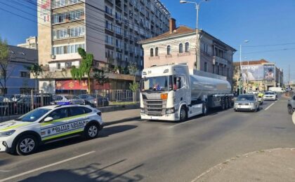 Poliția Locală Timișoara: A intrat în vigoare noul regulament privind circulația autovehiculelor de peste 3,5 tone în oraș. Sancțiunile pentru nerespectarea acestuia pot ajunge la 5.000 de lei