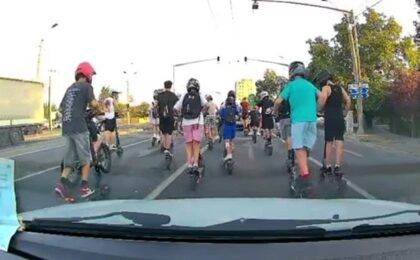 Polițiștii rutieri timișeni, cu ochii pe motocicliști, mopediști, bicicliști și trotinetiști