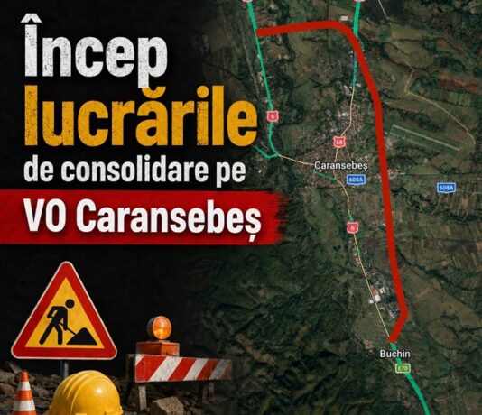 18 luni de lucrări, cu menținerea circulației, pe Varianta de Ocolire Caransebeș. Rute alternative