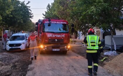 Conductă de gaz fisurată la Sânnicolau Mare. A fost evacuată populația pe o rază de 500 mp 2 Conductă de gaz fisurată la Sânnicolau Mare. A fost evacuată populația pe o rază de 500 mp