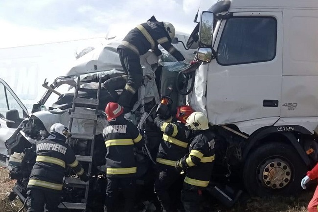 Polițiștii au stabilit cum s-a produs accidentul de pe DN 6 în care au decedat două femei. Au murit și șapte câini. Una dintre mașini este din Timiș