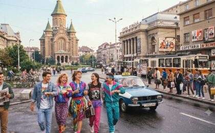Anii ’80, în trend pe rețelele de socializare. Pozele, recreate cu AI, fac mii de vizualizări 9 Anii ’80, în trend pe rețelele de socializare. Pozele, recreate cu AI, fac mii de vizualizări