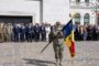 Drapelul de Luptă, încredințat Spitalului Militar din Timișoara. Ceremonie solemnă în Piața Victoriei