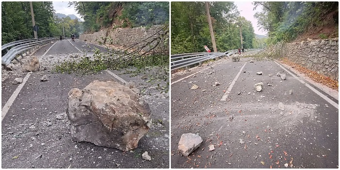 Drum închis în Caraş-Severin. Rută ocolitoare 1 Drum închis în Caraş-Severin. Rută ocolitoare