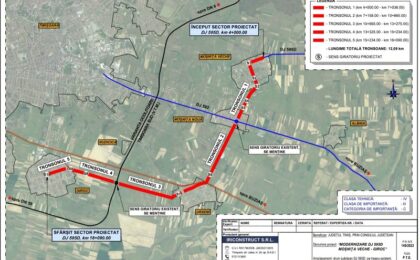 Licitație lansată pentru DJ 595D Moșnița Veche - Giroc. 12 kilometri de drum, 10 giratorii și o nouă legătură cu Centura Sud 1 Licitație lansată pentru DJ 595D Moșnița Veche - Giroc. 12 kilometri de drum, 10 giratorii și o nouă legătură cu Centura Sud