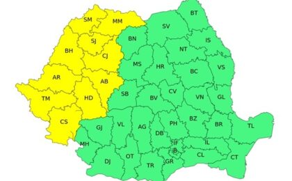 Atenţionare de caniculă în vestul ţării, miercuri, cu temperaturi de până la 35 de grade, cu cele mai mari valori în Câmpia de Vest 2 Atenţionare de caniculă în vestul ţării, miercuri, cu temperaturi de până la 35 de grade, cu cele mai mari valori în Câmpia de Vest