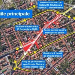 Primăria a anunţat că încep lucrări de regenerare urbană în zona Piaţa Mocioni. Modificări importante în trafic (HĂRŢI)