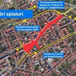 Primăria a anunţat că încep lucrări de regenerare urbană în zona Piaţa Mocioni. Modificări importante în trafic (HĂRŢI)