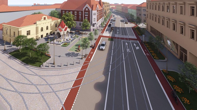 Primăria a anunţat că încep lucrări de regenerare urbană în zona Piaţa Mocioni. Modificări importante în trafic