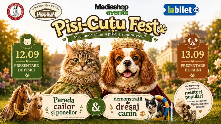 Primul festival din România dedicat în exclusivitate iubitorilor de câini și pisici, nu departe de Timişoara