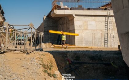 Începe montarea tablierului la Podul Iuliu Maniu din Timișoara 6 Începe montarea tablierului la Podul Iuliu Maniu din Timișoara